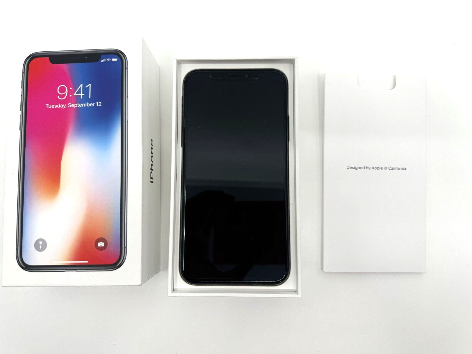 Apple iPhone X, Space Gray, 256 GB, Model A1865 MQCN2LL/A – Verizon