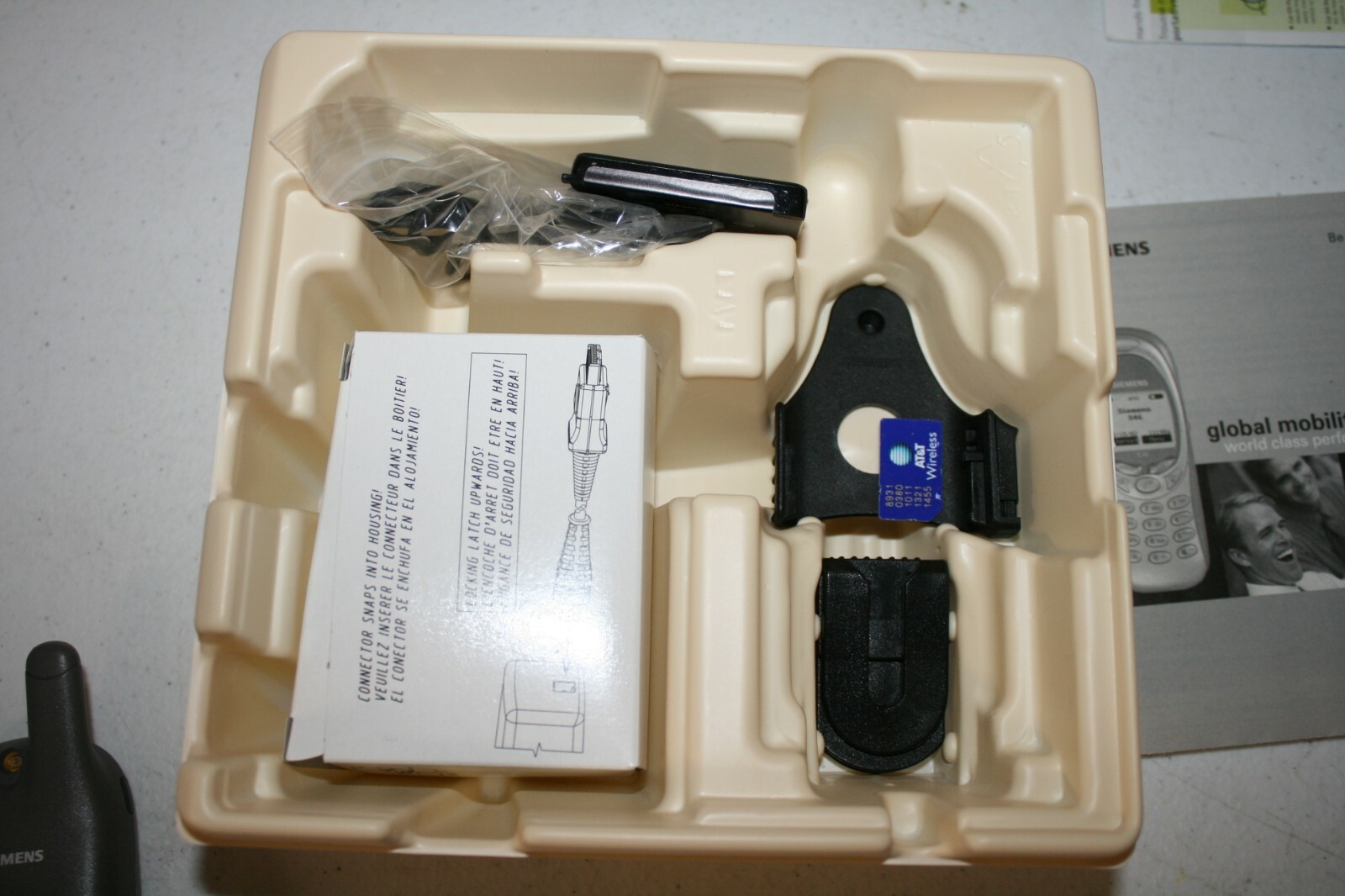 Vintage 2001 Cell Mobile Phone Siemens S46 GSM GPRS TDMA