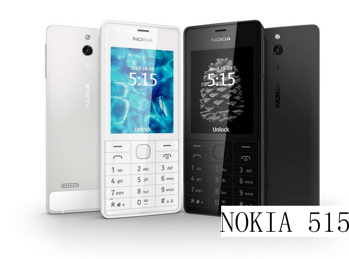 Unlocked Nokia 515 2G 3G GSM Original Cellphone Bluetooth Single Dual SIM