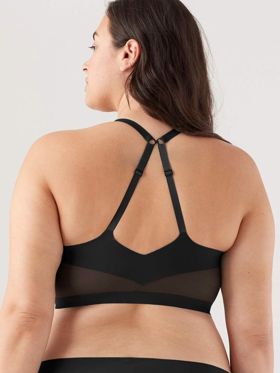 Women’S True Body Lift Mesh Scoop Neck Convertible Bra