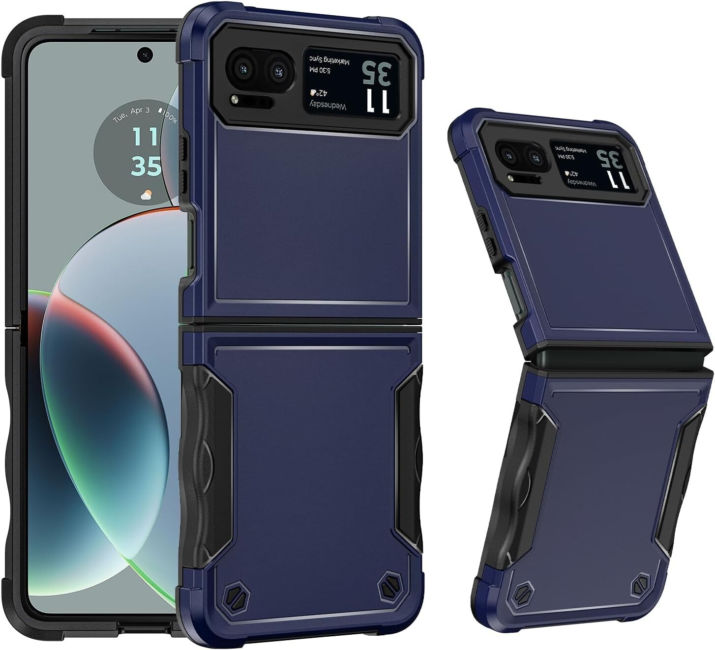 For Motorola Razr 2023 Case with Heavy Duty Rugged & Shockproof Protective Cover