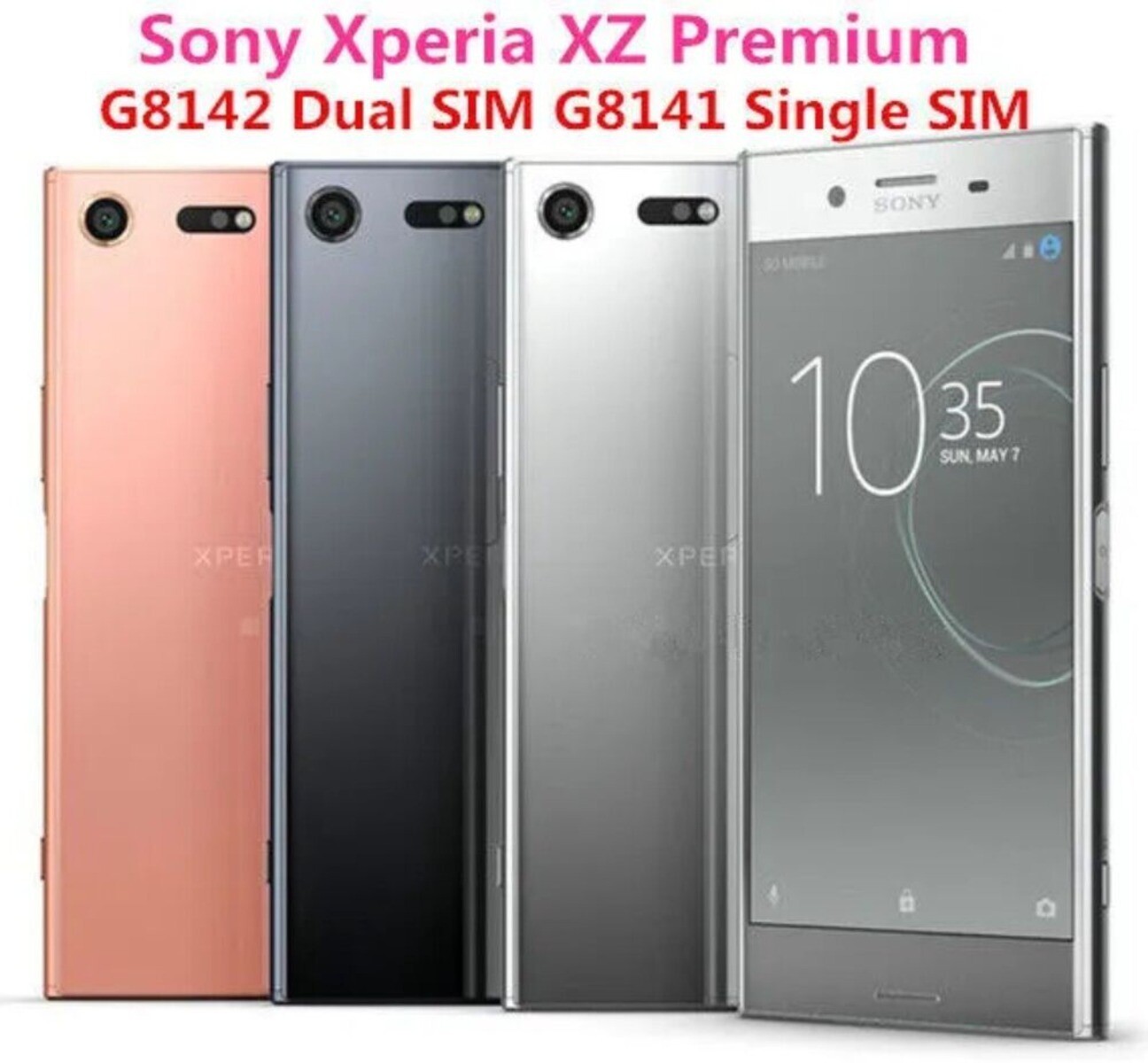 Sony Xperia XZ Premium G8141 G8142 64GB 19MP WIFI GPS Original Android 4G Phone