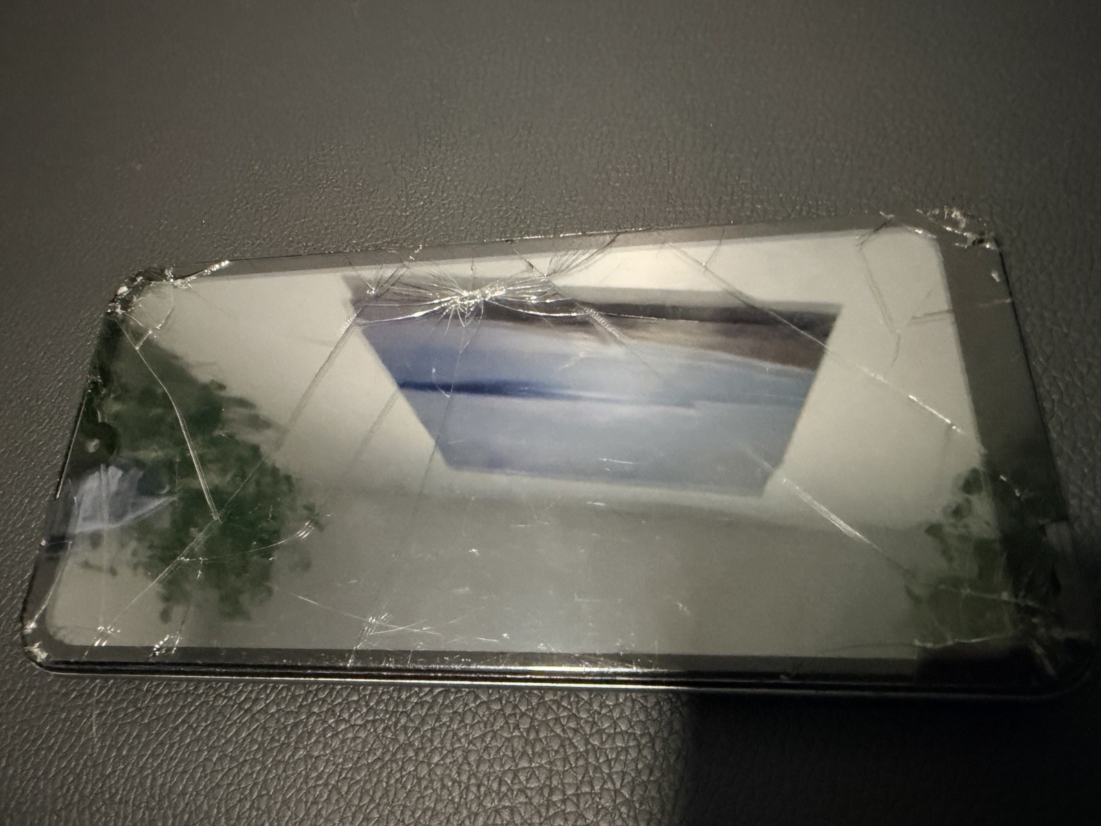 TCL Silver Slate Smartphone USB Type-C Cracked Screen For Parts/Repair AS-IS