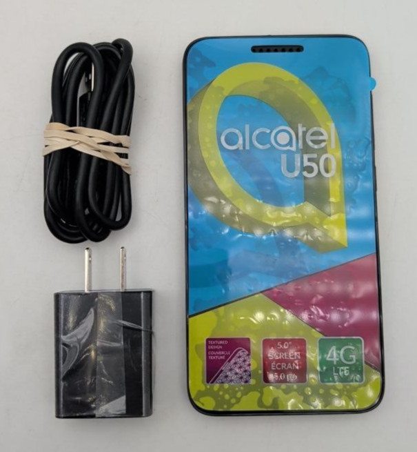 Alcatel U50 5044G 8GB Smartphone Android 5″ Unlocked GSM 4G LTE 5MP Black
