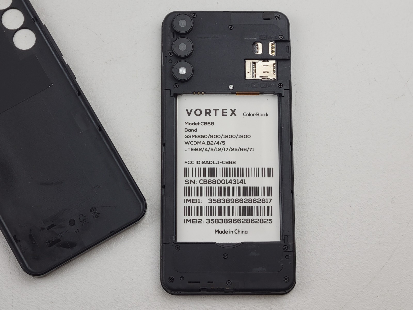 (Lot of 5) MIXED MODEL Vortex Android (CARRIER UNKNOWN) Smartphones – *READ*