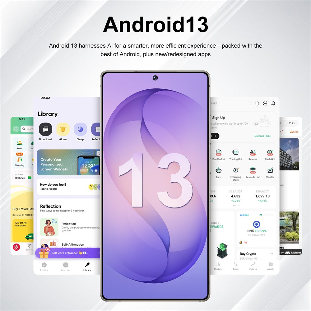 S26 Ultra 5G Smartphone Unlocked Mobile 3+32GB Dual SIM Android Cheap Cell Phone