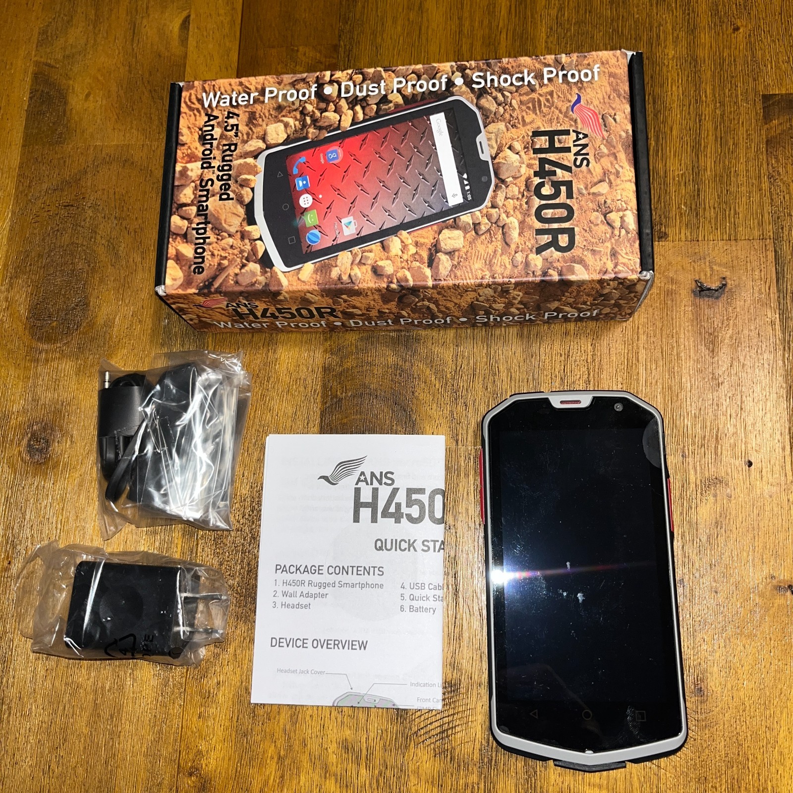 ANS H450R 4.5″ Rugged Android Smart Phone water proof