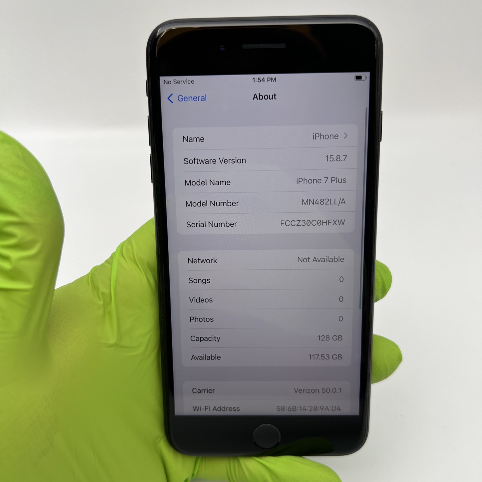 Apple iPhone 7 Plus 128GB Black (Network Unlocked) A1661 BH 88% – Used Condition
