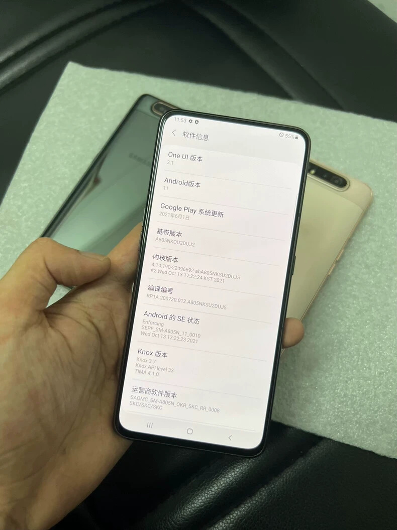 Samsung Galaxy A80 SM-A805F/DS (Global) 6.7in 48MP 8+128GB Smartphones Android