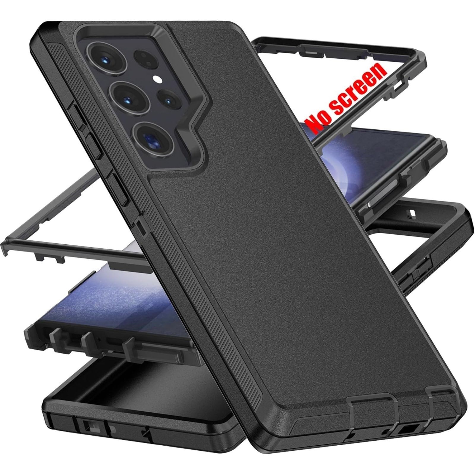 Samsung Galaxy S23 Ultra Case, [Military Grade] 3 in 1 Full Body Shockproof Cove