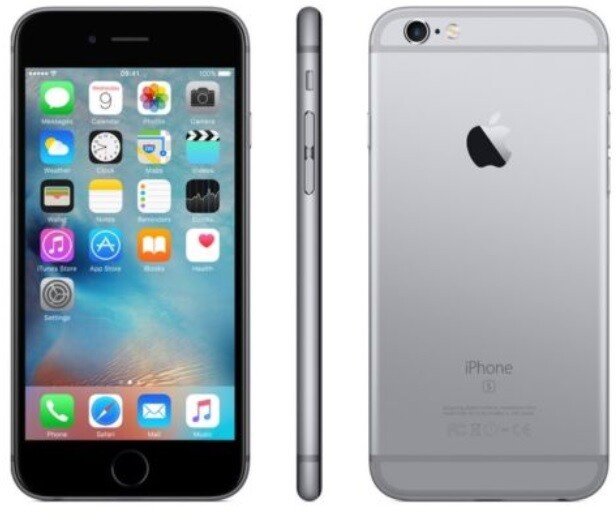 Apple iPhone 6s+ PLUS 16GB “TracFone Only” Phone Grey/Rose Good Condition
