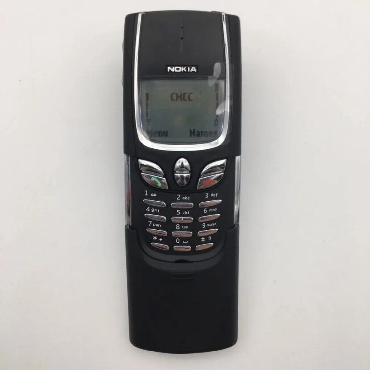 Original Nokia 8850 Unlocked GSM 900/1800 Loudspeaker Slide keyboard Cellphone