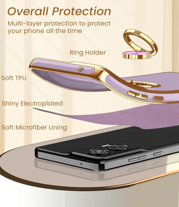 For Moto G Stylus 5G 2024 Case Built-in 360° Magnetic Kickstand/Screen Protector