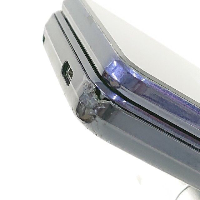 Sharp Aquos Mobile Sh-01J Docomo Blue Black Main Body C20727 Japanese Flip phone