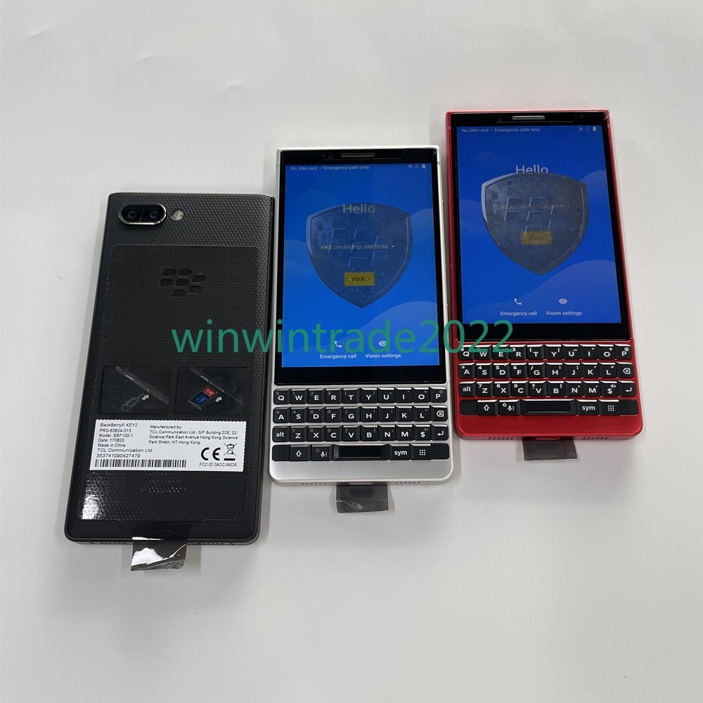 BlackBerry KEY2 Single/Dual SIM 64GB/128GB Unlocked 3500mAh NewSealed Smartphone