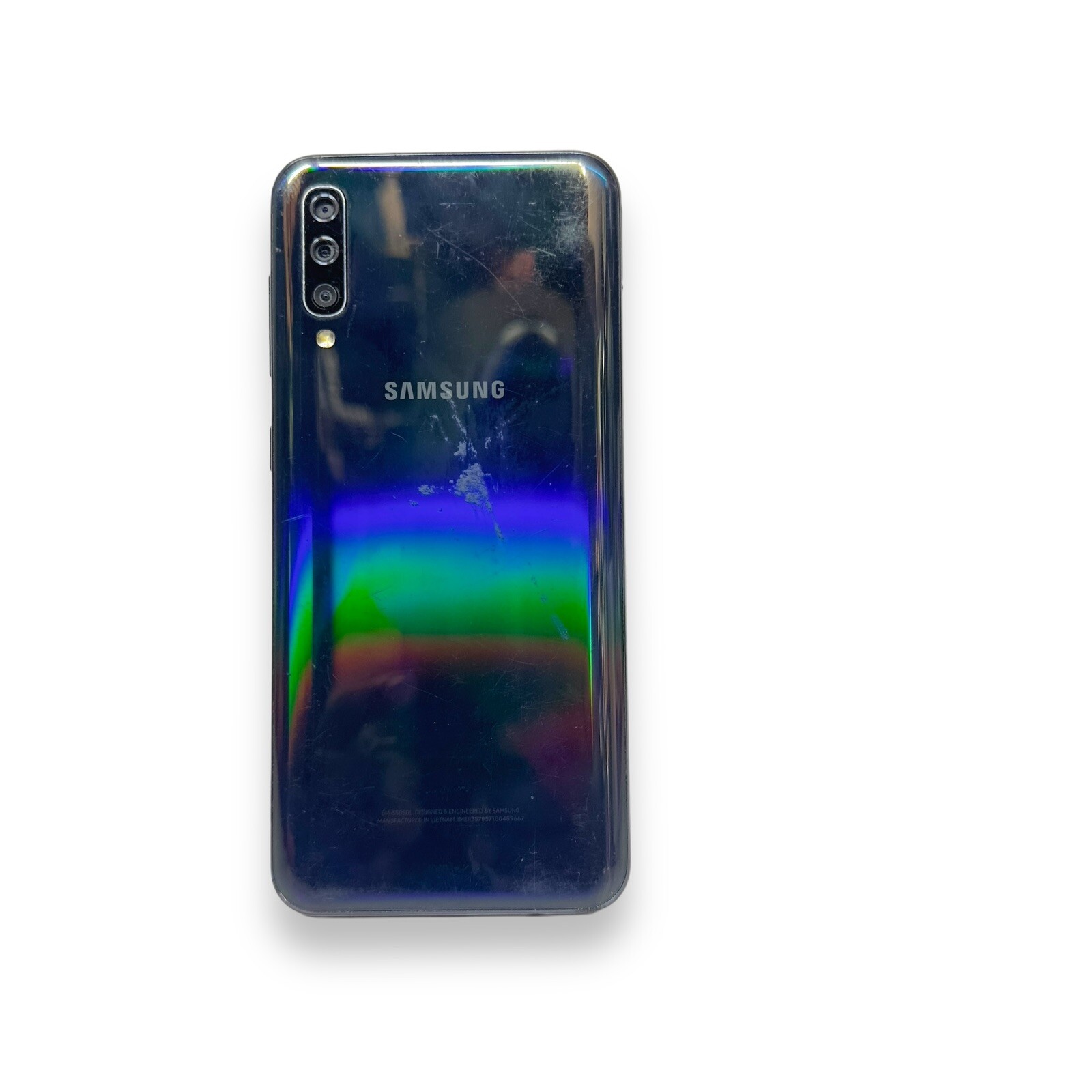 Samsung Galaxy A50 SM-A505U – Black, Cracked Screen, Untested , For Part