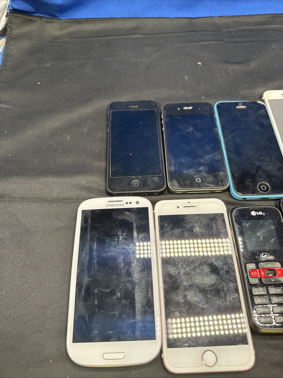 Assorted Phones (Apple, Samsung, LG & More) | ASSORTED GSM CARRIERS | Lot of 9