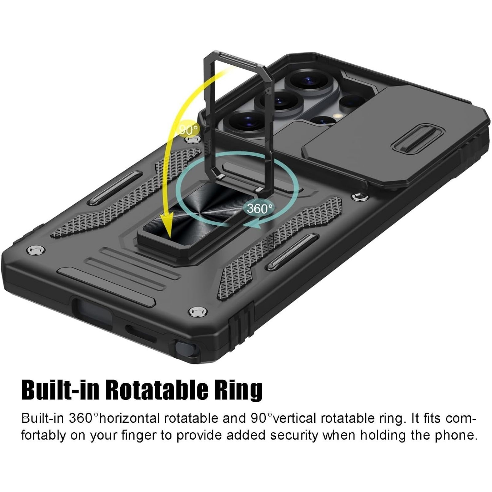For Samsung Galaxy S26 Ultra Case w/ Military Grade Protective Cover & Kickstand