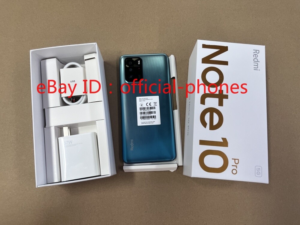 Xiaomi Redmi Note 10 Pro 5G 6/128GB 6.6″ 64MP Octa-core Unlocked New Unopened