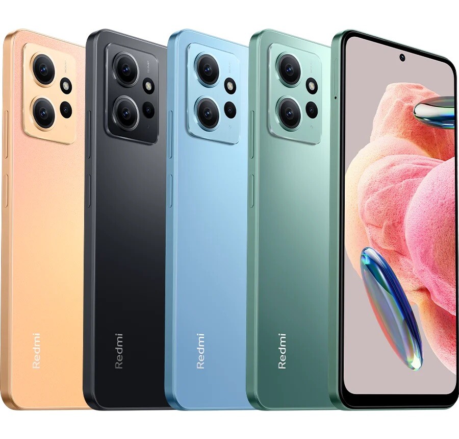 Xiaomi Redmi Note 12 4G LTE Mint Green – 8GB RAM – 256GB ROM – Unlocked – NEW