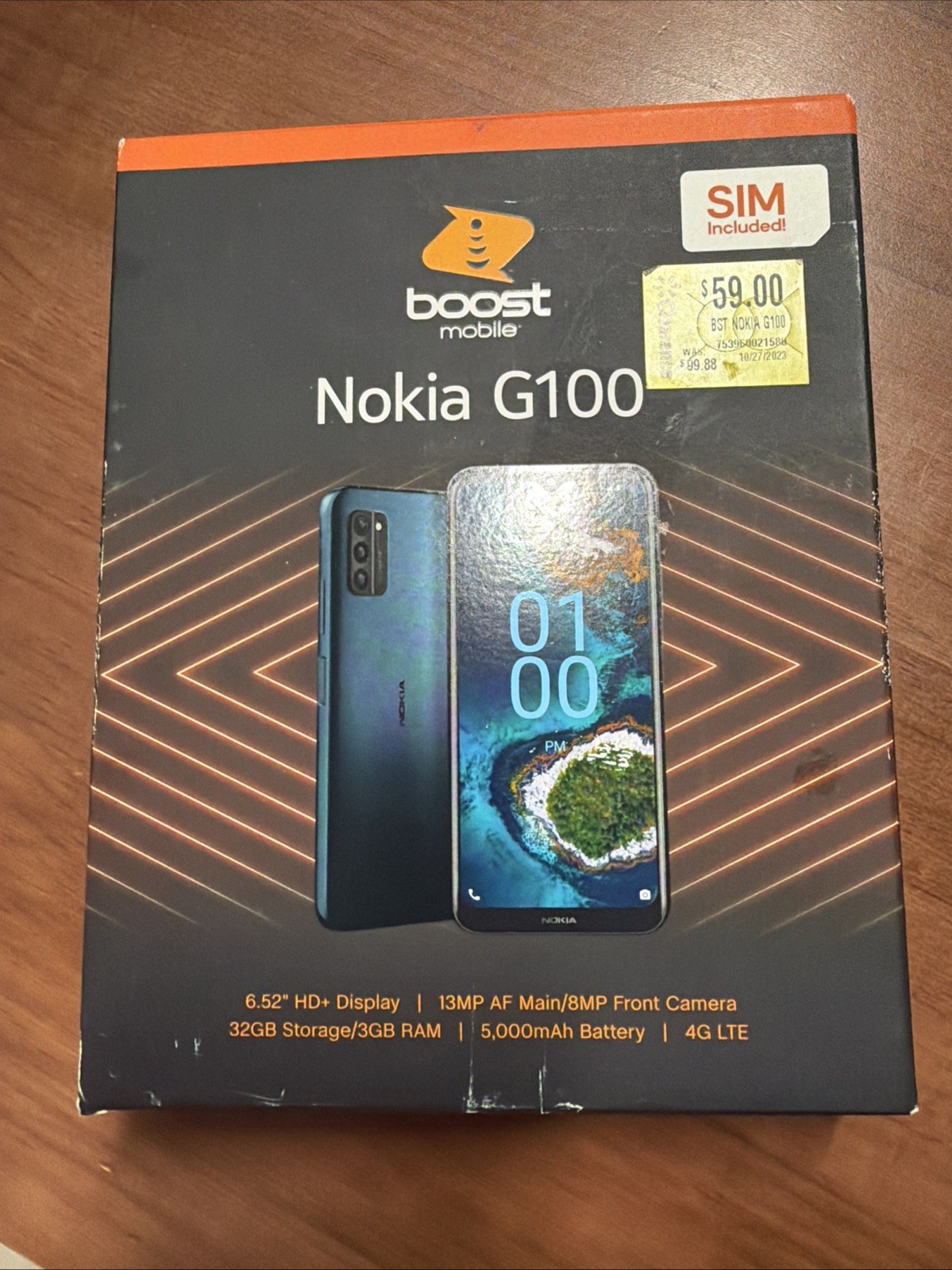 Nokia g100 Ta-1430BL 32gb Boost Mobile New
