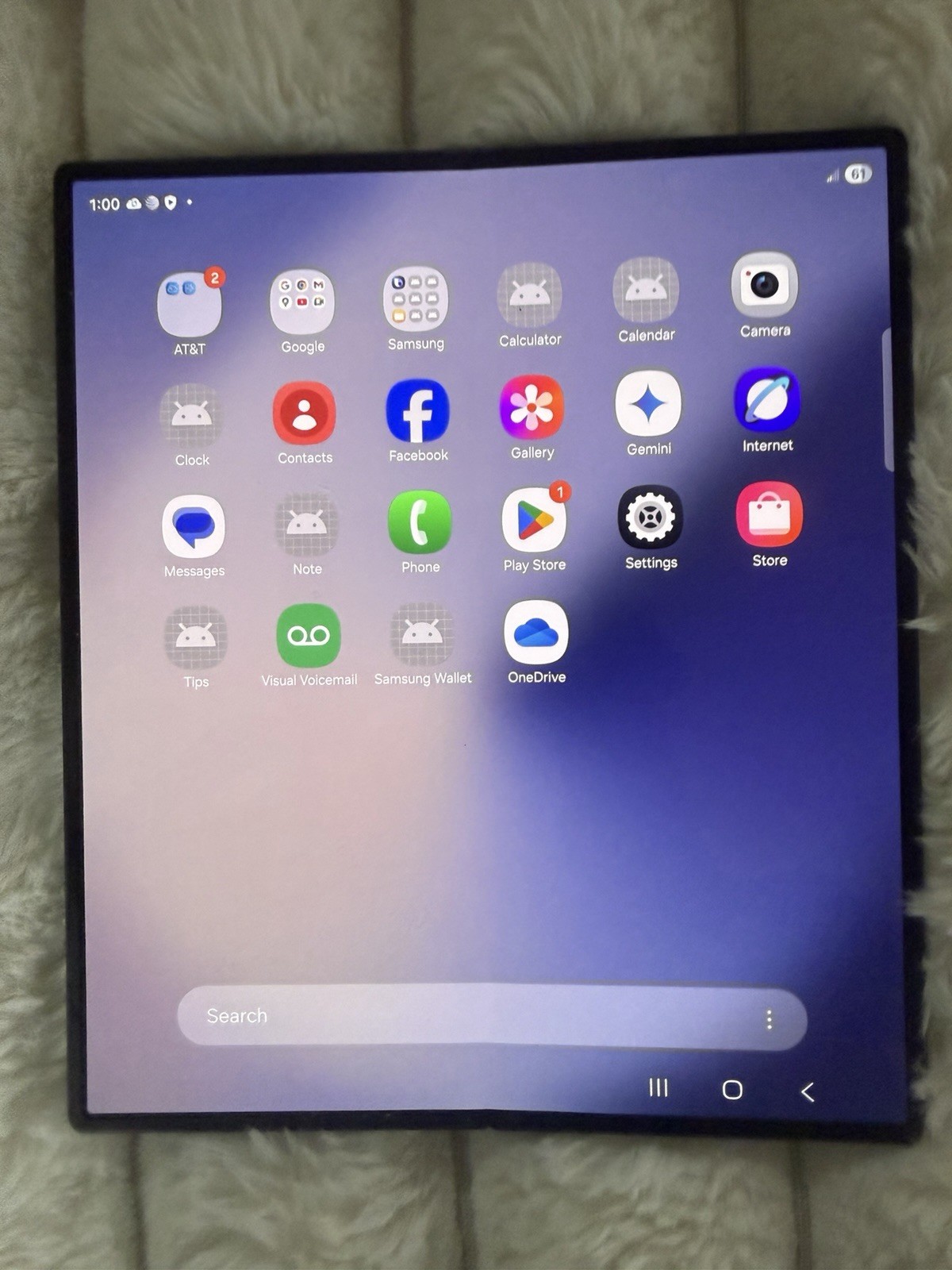 Samsung Galaxy Z Fold6 512GB AT&T imei Issue Sold As is Read Description