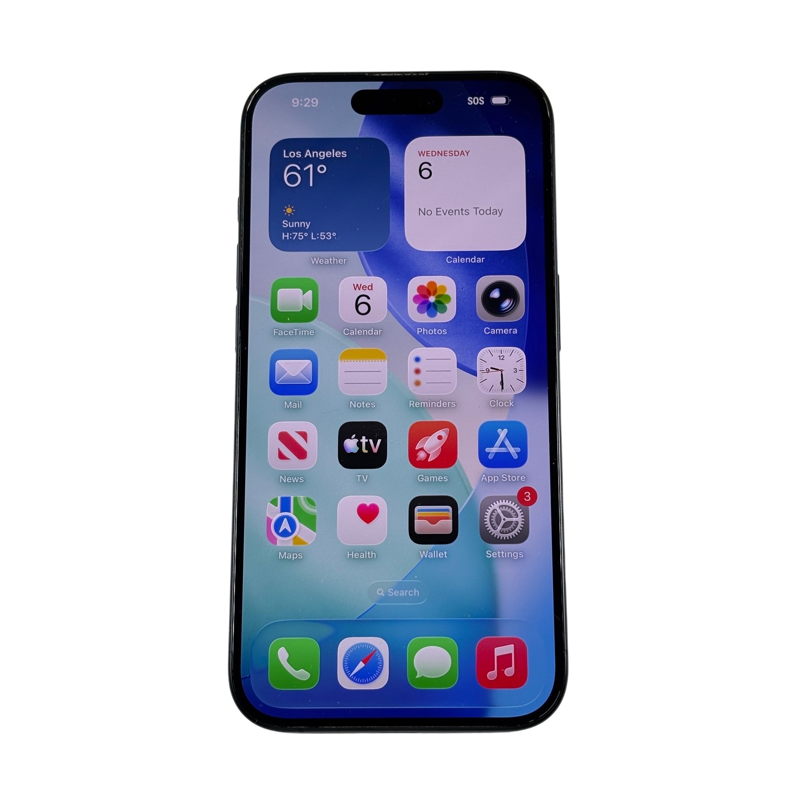 Apple iPhone 15 Pro MTQQ3LL/A Blue Titanium 6.1″ 128GB USB-C GSM/5G Smartphone