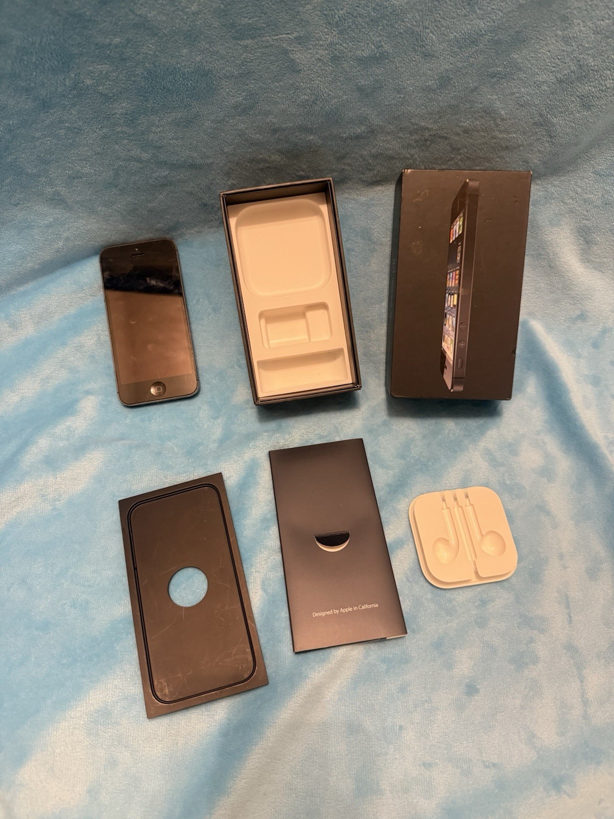 🌟Apple iPhone 5 16 GB Black Model A1429 NO POWER ORIGINAL BOX -AS IS FOR PARTS