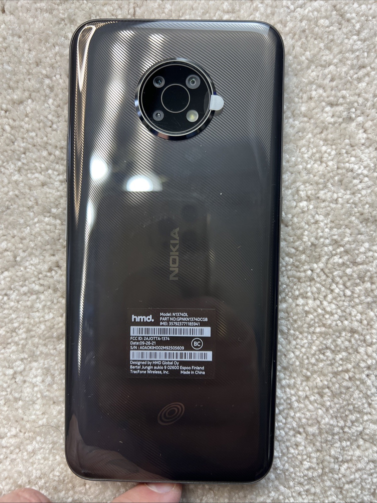 Tracfone Nokia G300, 64GB, Black Locked to Tracfone New Phone Only