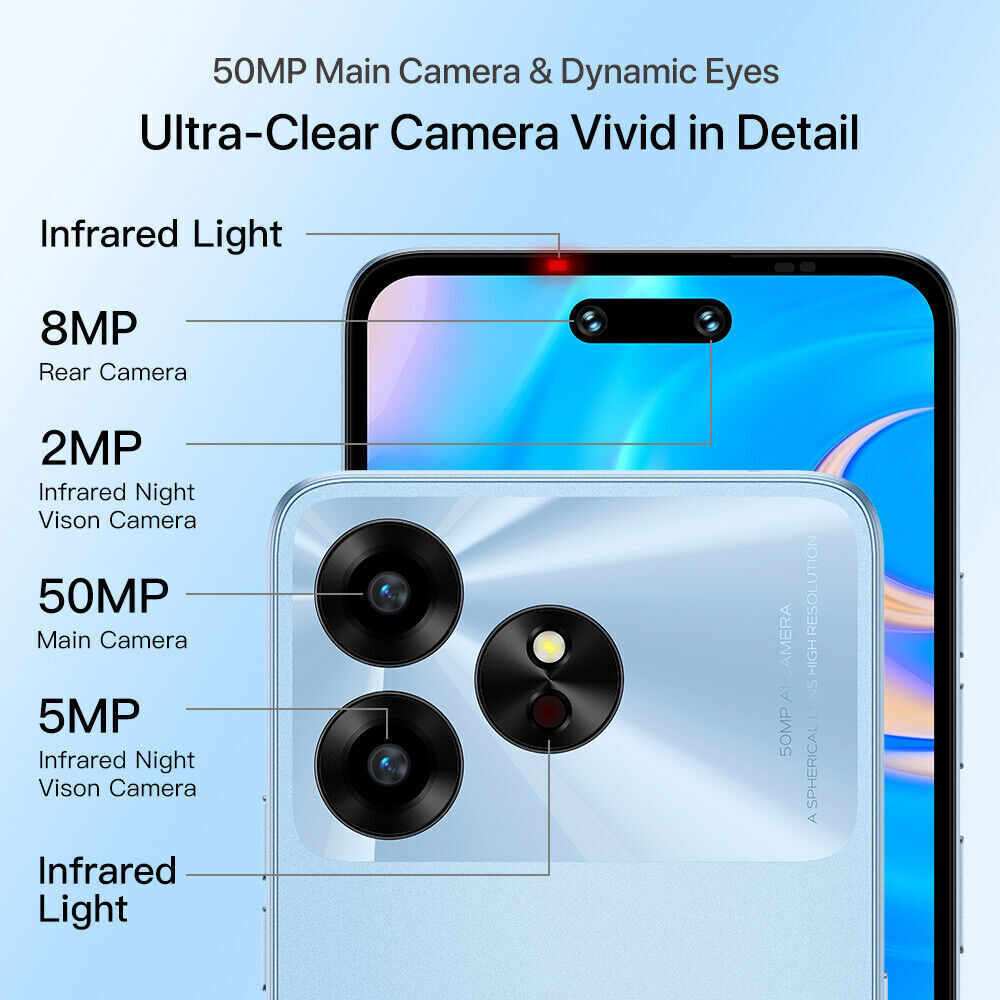 UMIDIGI G6 5G 6GB+6GB 128GB NFC 6.57″ Dual SIM Android Unlocked New Smartphone