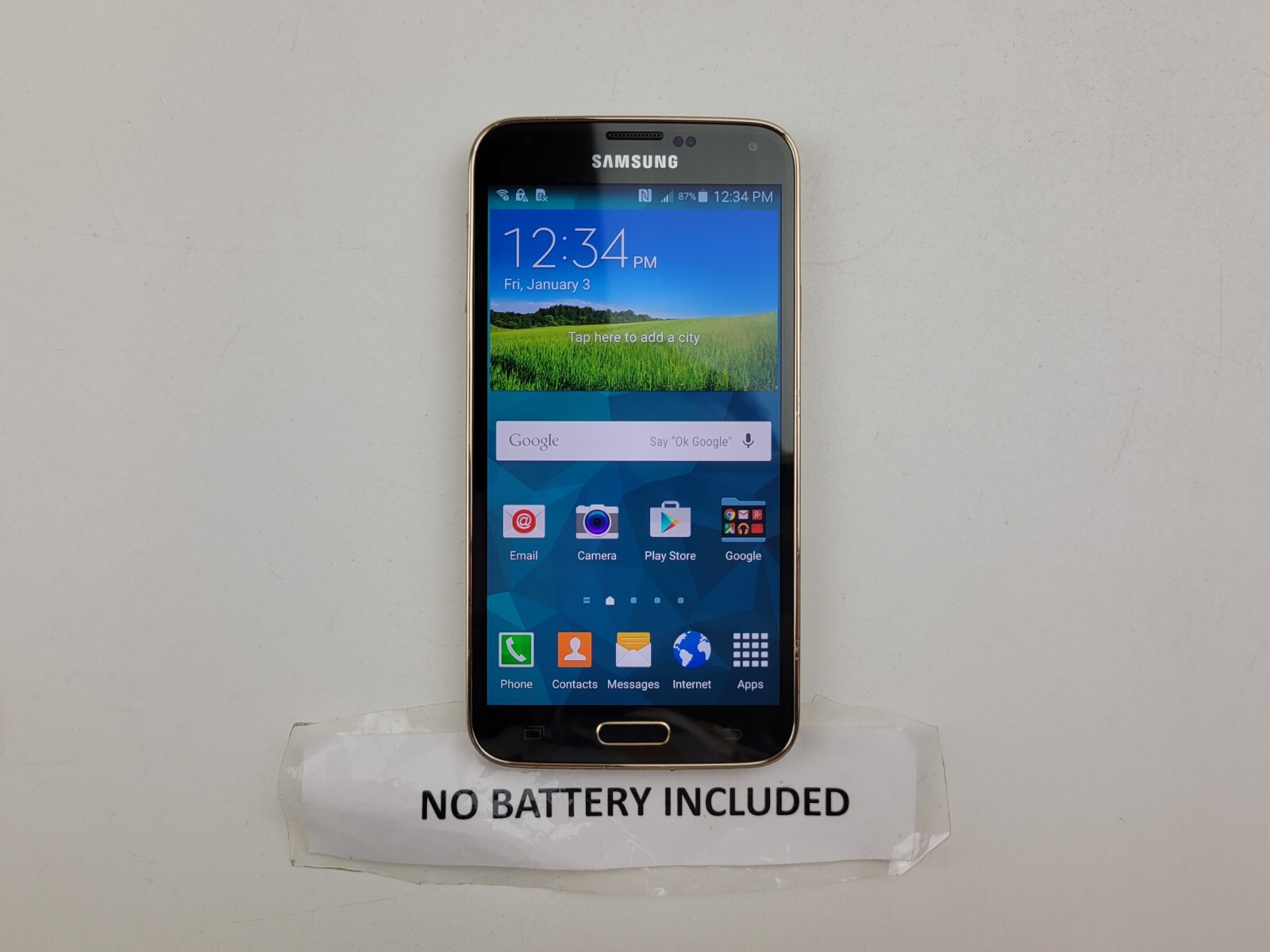 Samsung Galaxy S5 (SM-G900A) 16GB – Copper Gold (AT&T) – Clean IMEI – J8828