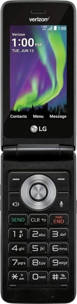LG VN220 Exalt (Verizon 4G LTE) VoLTE 8GB 5MP Camera Flip Phone