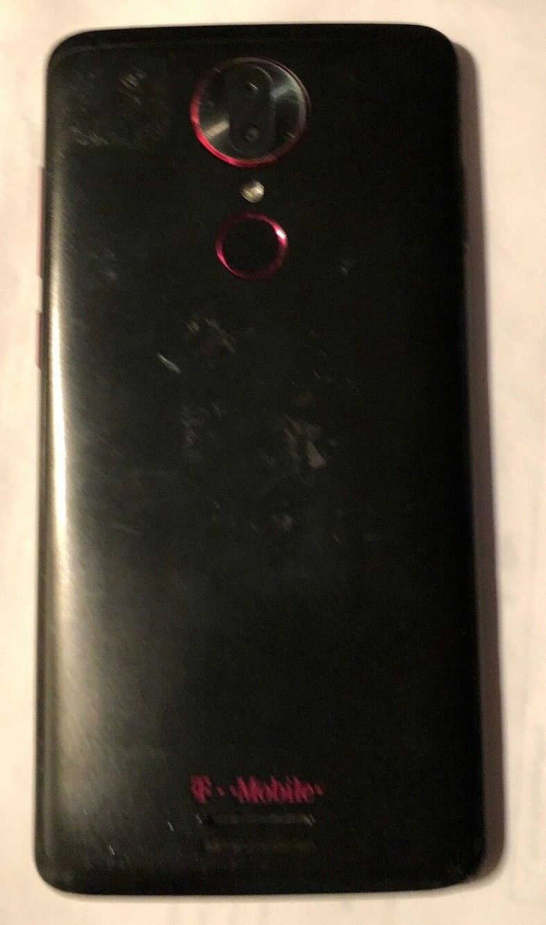 T-Mobile REVVL 16GB Black (T-Mobile) Smartphone Parts C3701 Cracked