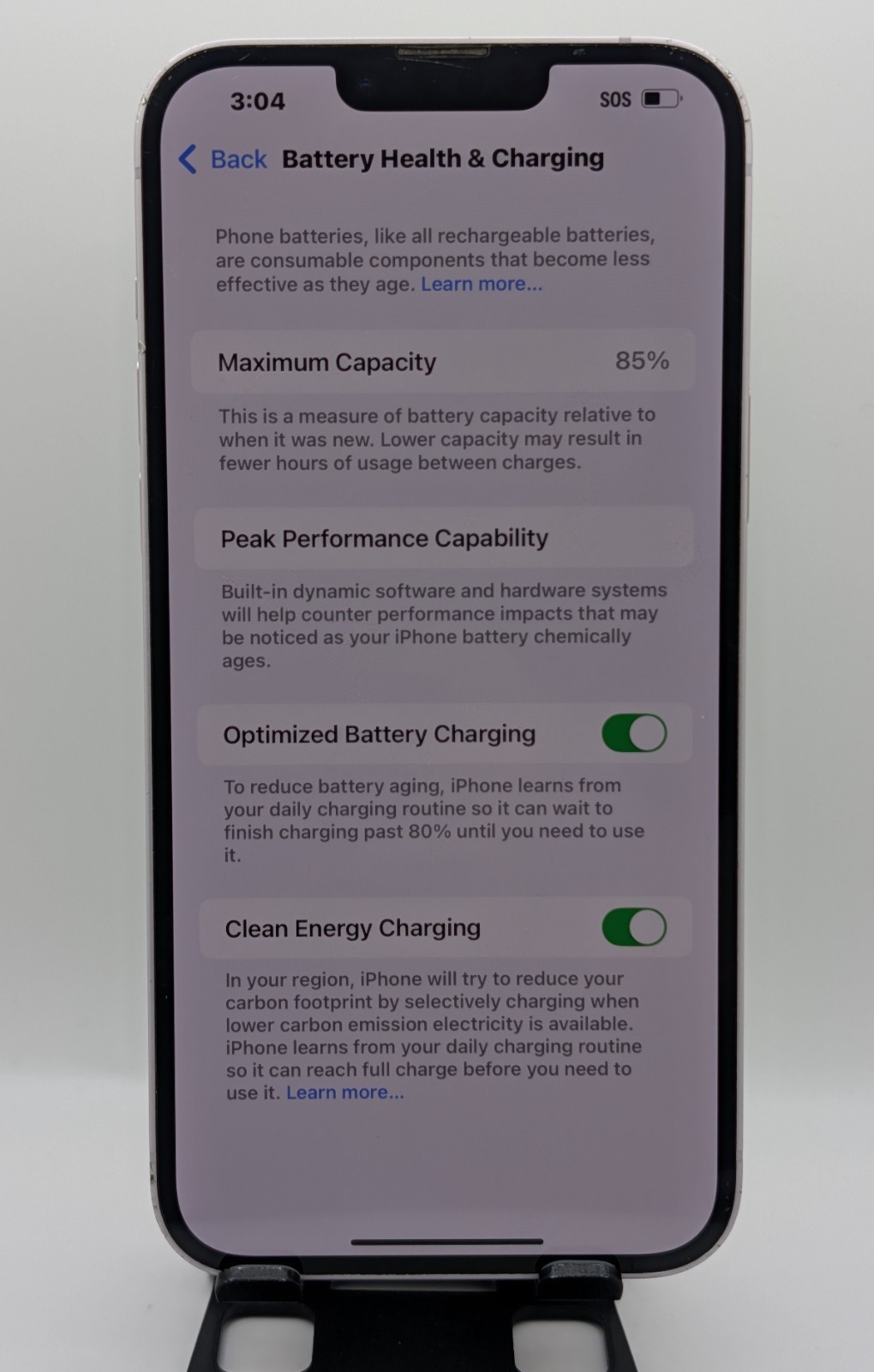 Apple iPhone 14 Plus – 128 GB – Purple (Unlocked) (Fair Condition). ~127~