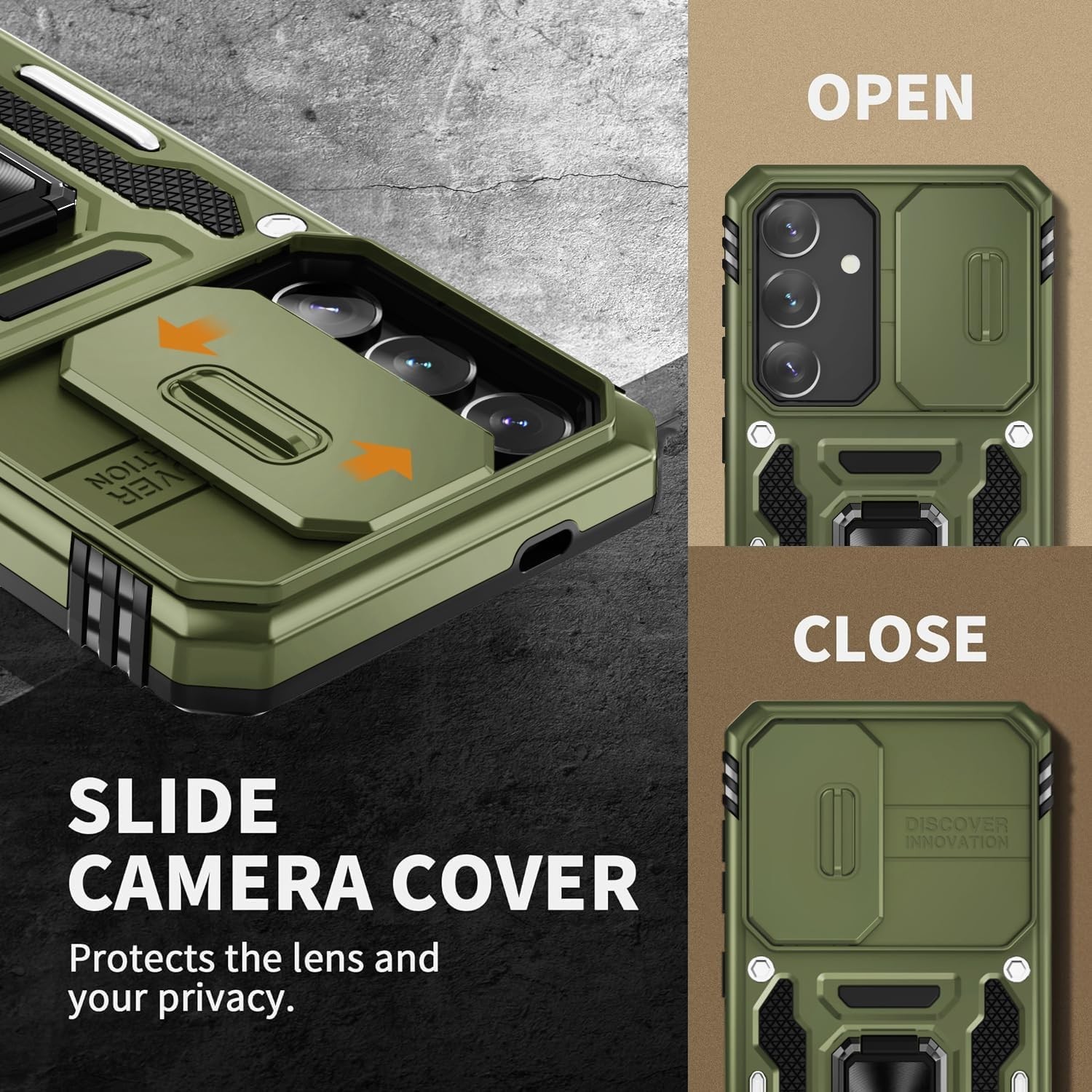 For Samsung Galaxy S25 Plus Case with Shockproof Protection & Screen Protector