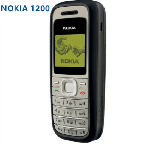 Nokia 1200 – Black & Silver Mobile Phone Multi Languages GSM 900/1800 Unlocked