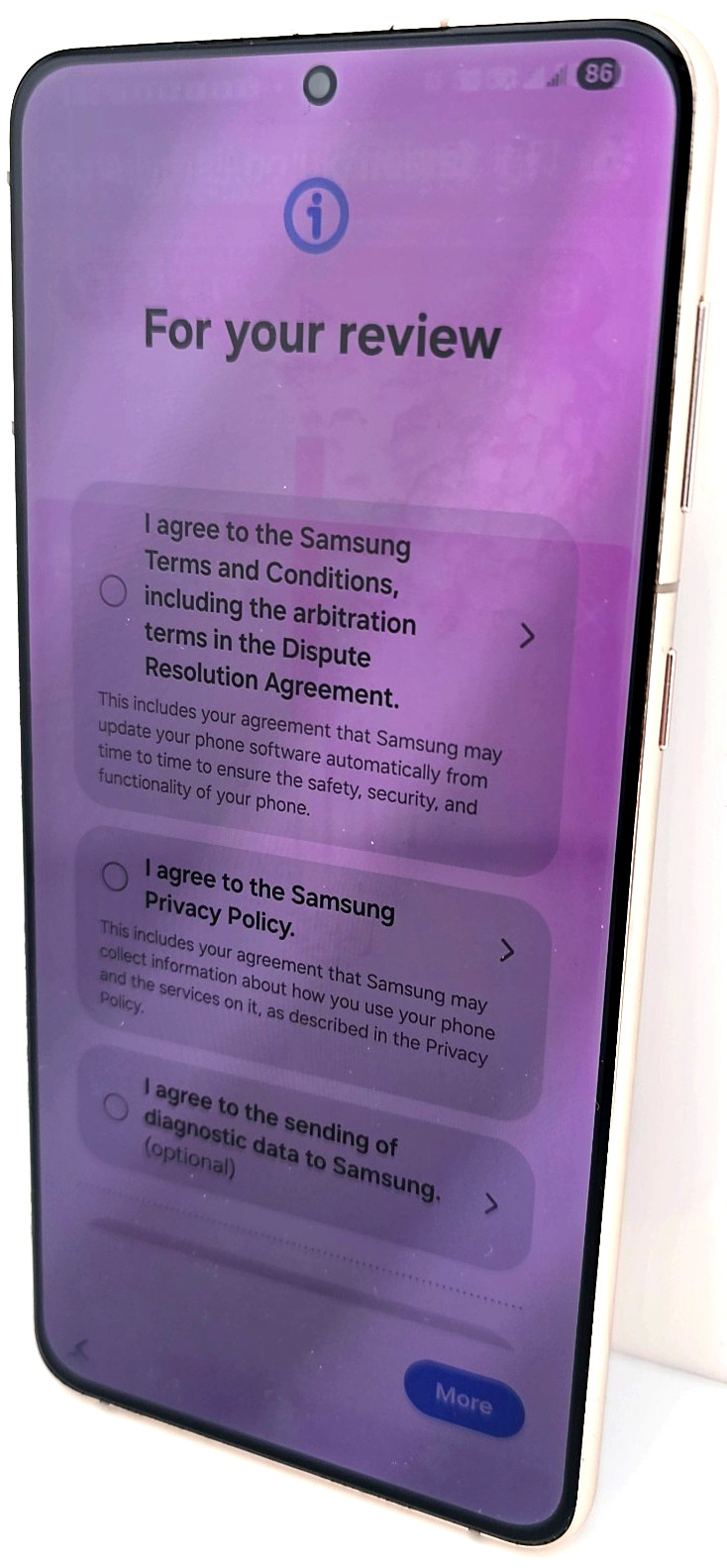 Samsung S21+ Plus (5G) SM-G996U- Unlocked 128GB Violet – HEAVY SCREEN BURN