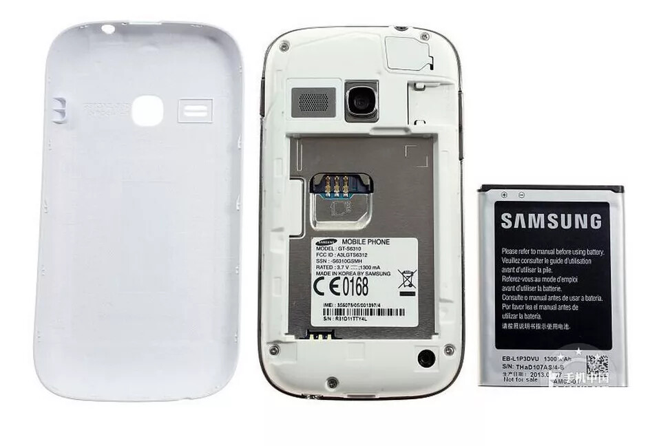 Original Android Unlocked SAMSUNG GALAXY YOUNG S6310 3G Wifi 3MP 4GB Smart 3.27″