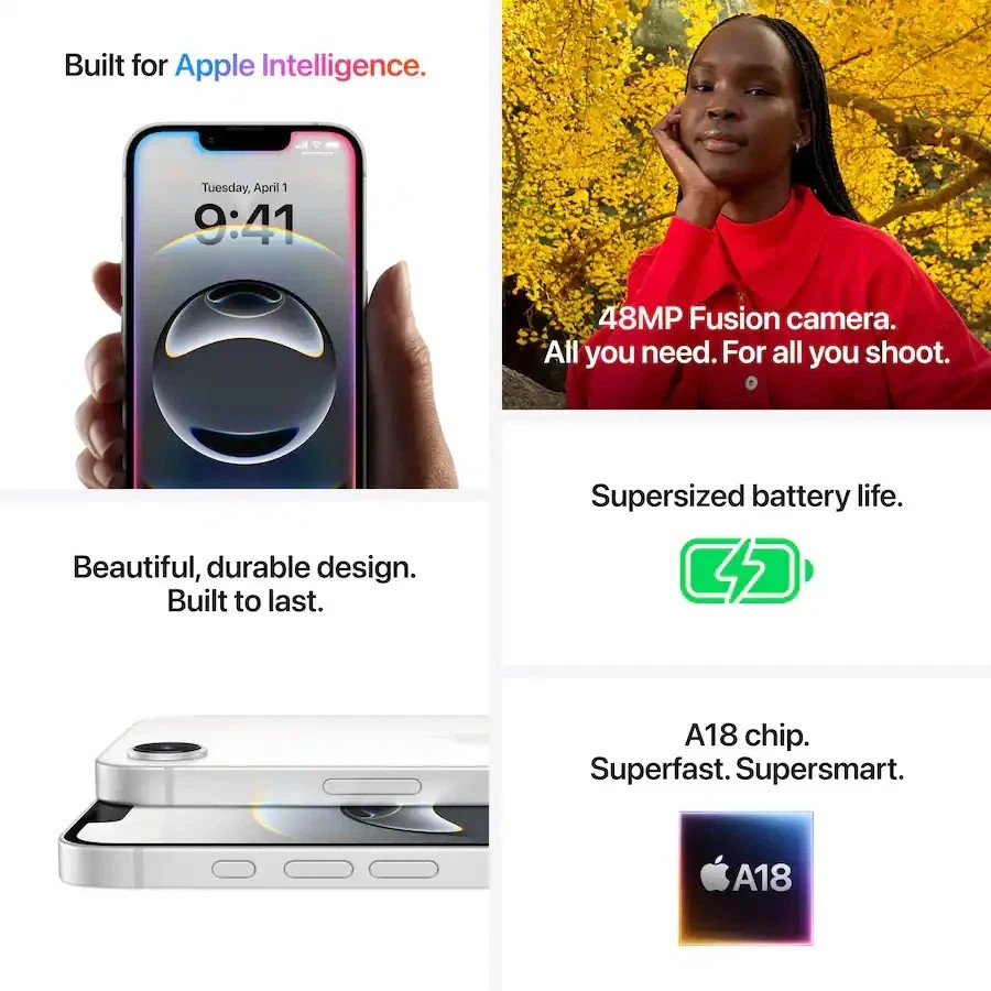 iPhone 16e Brand New Unlocked – Black – Free Delivery