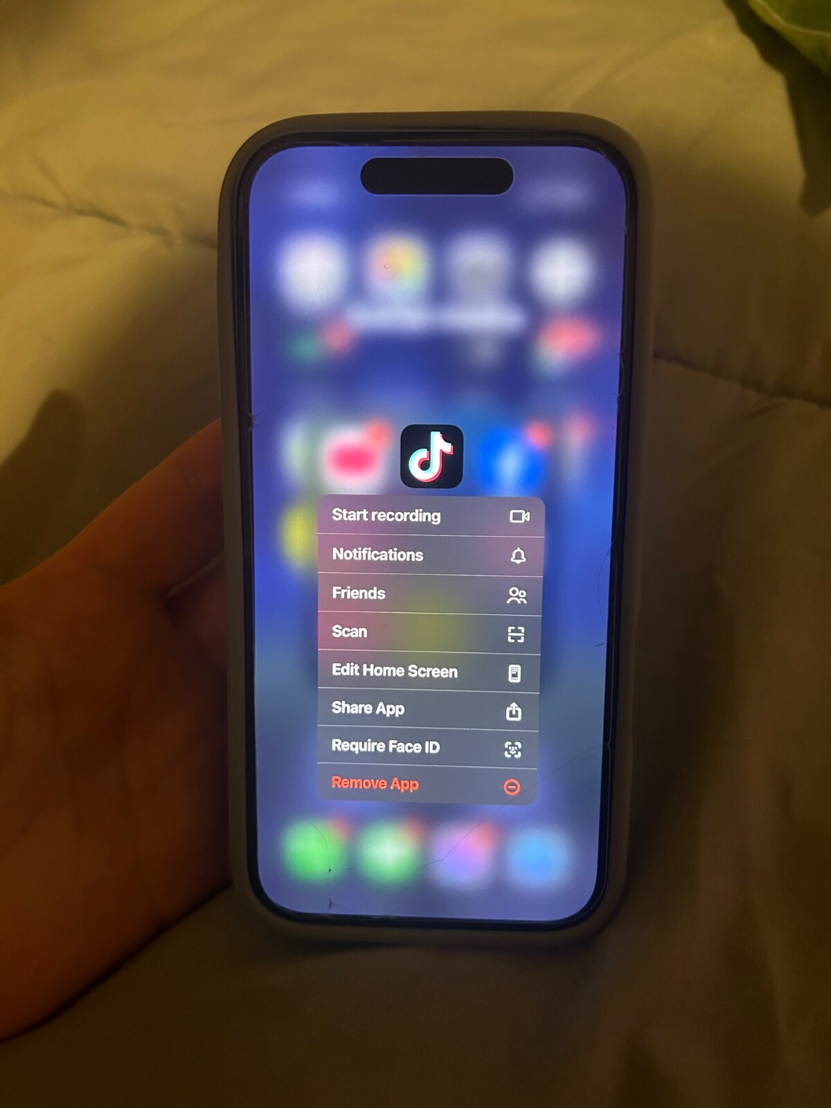 Apple iPhone 16 with TikTok app installed