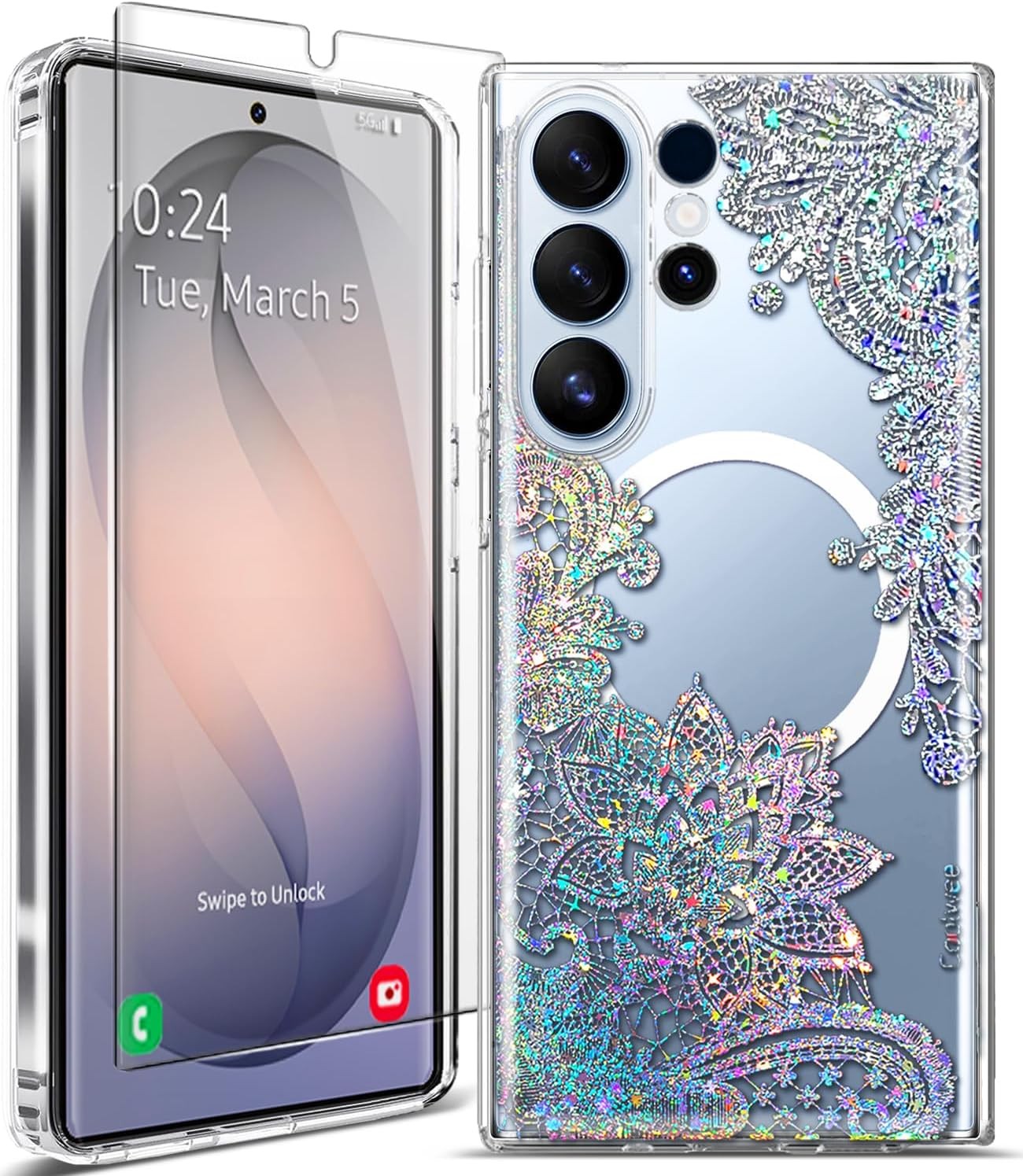 Magnetic for Samsung Galaxy S26 Ultra Case, Cute for Women Girls, 10FT Protectiv
