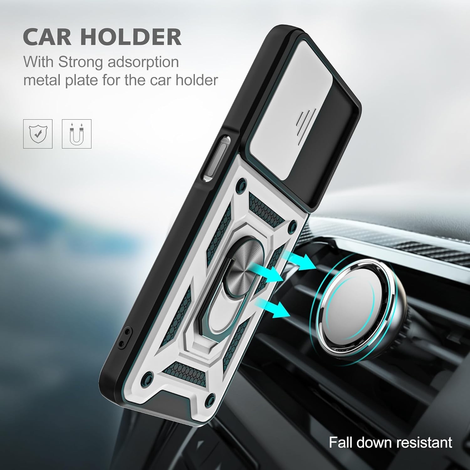 For OnePlus Nord N200 5G Case Shockproof Protective Military Guard Phone Cover