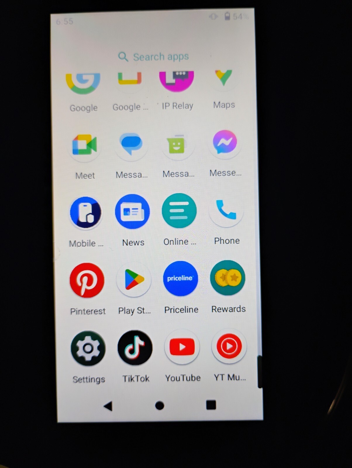 TikTok app installed Android smartphone cellphone