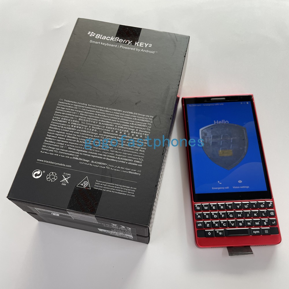 BlackBerry KEY2 Single or Dual SIM 64GB Unlocked 3500mAh New Sealed Smartphone