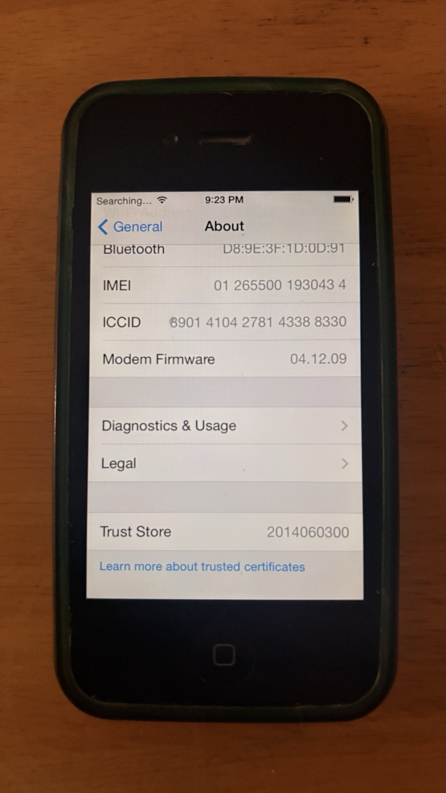 Apple iPhone 4 – 16GB – Black AT&T Model A1332 MC318LL/A Vintage Factory Reset