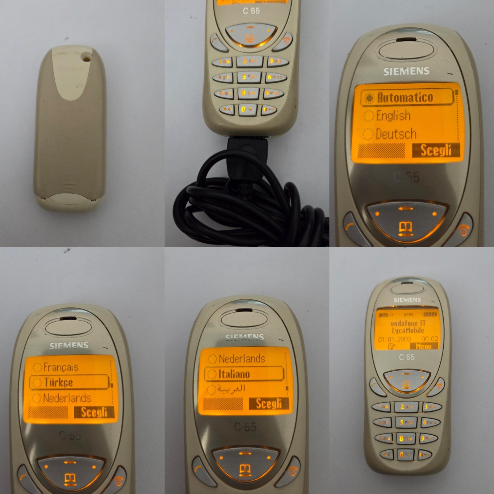 SIEMENS C55 GSM UNLOCKED SIM FREE UNLOCK CELL PHONE