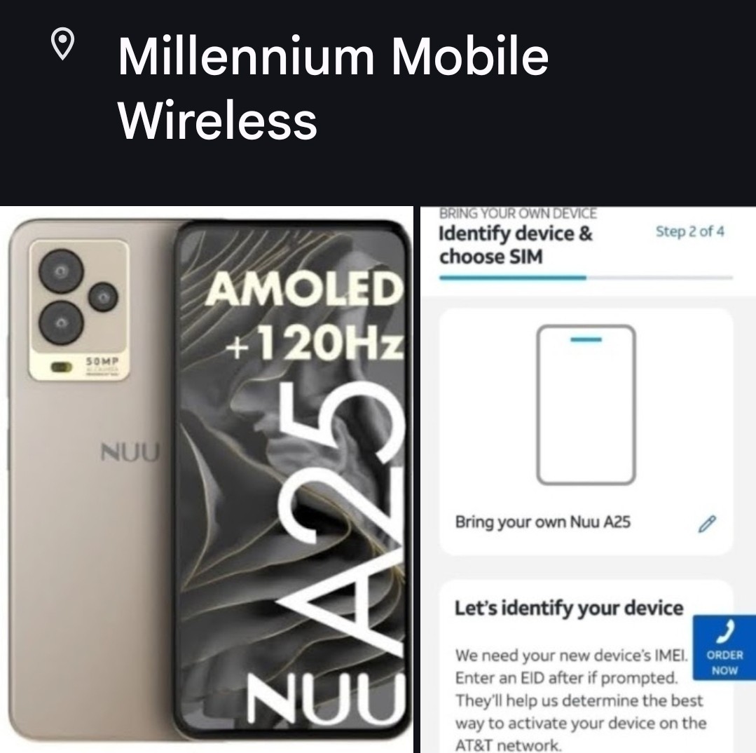 AT&T NUU A25 LTE 128GB GSM Unlocked T-Mobile/Metro PCS/Cricket/Boost/Consumer
