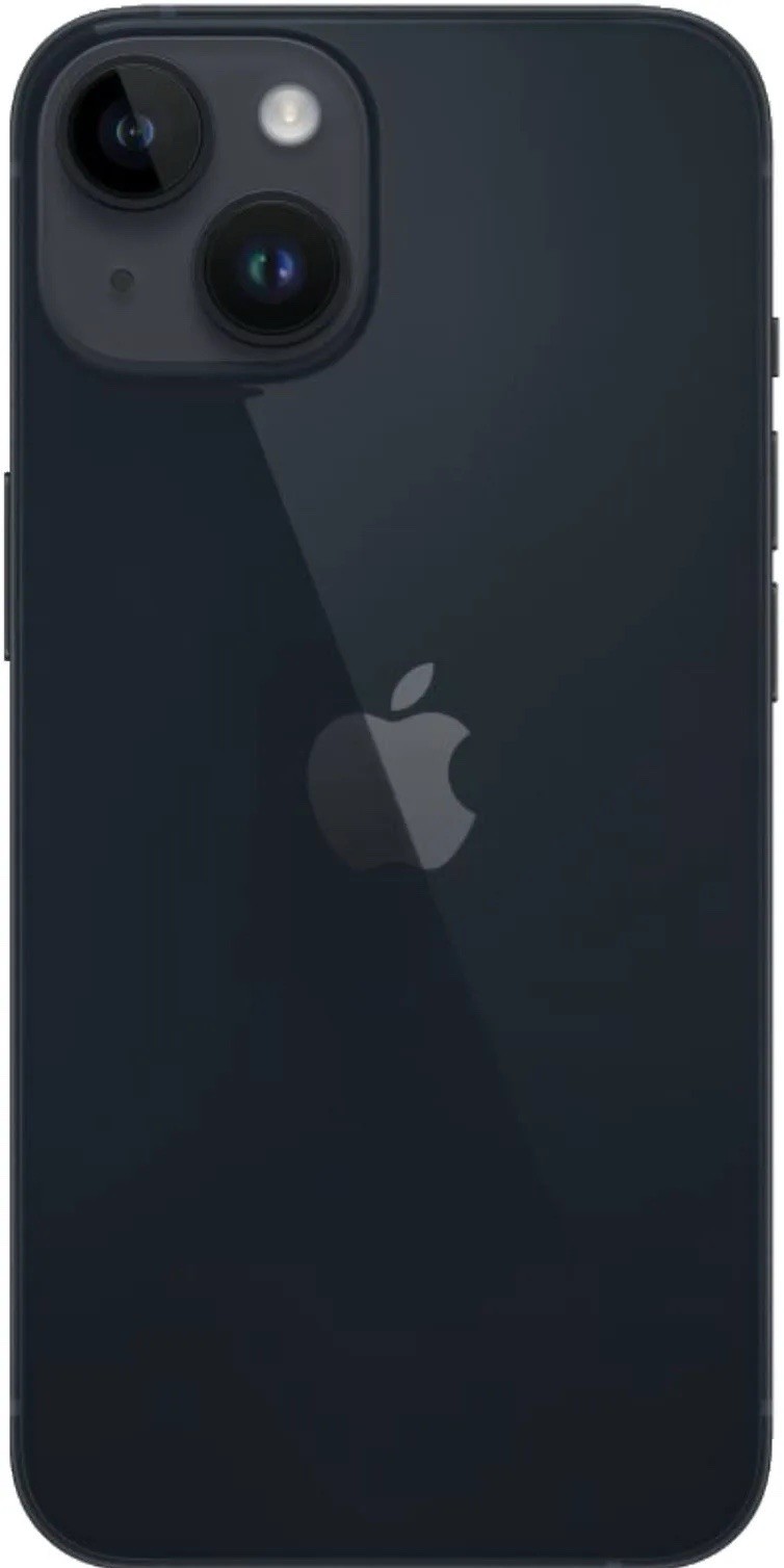 Apple iPhone 14 Black Smartphone, Dual Rear Camera