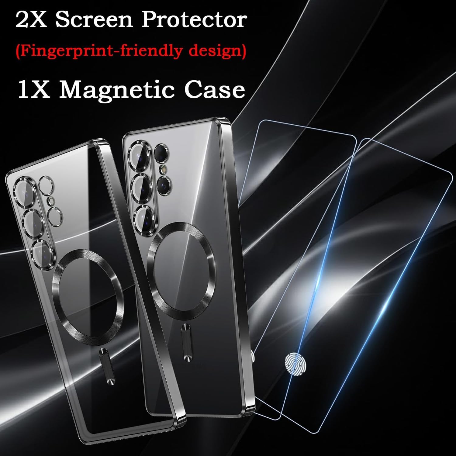 Case for Samsung Galaxy S26 Ultra with 2 Screen Protector TPU Back Cover