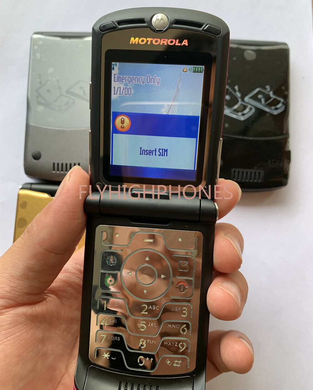 Unlocked Motorola RAZR V3i Dolce Gabbana Gold GSM Flip Bluetooth Mobile Phone